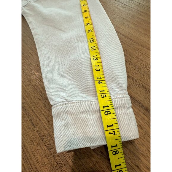 ZARA TRF PALE BLUE Pocket Jacket, size small - Picture 13 of 15